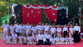 Demostración de Aikido en Fiestas verano 2022 Son Cotoner