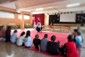 Clase de Aikido en el CEIP Marian Aguilo