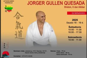 Seminario Sensei Jorge Guillen en Kaunas (Lituania)